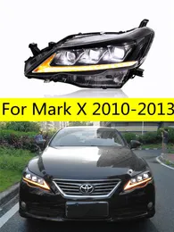 Фара в сборе для светодиодных фар Mark X 2010-2013 Reiz, передняя лампа дальнего и ближнего света, дневные ходовые огни