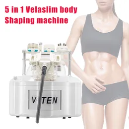 Professionell V10 Body Shape Slimming Velaslim RF Multifunktionellt vakuumkavitation Fettborttagning V-TEN Maskin