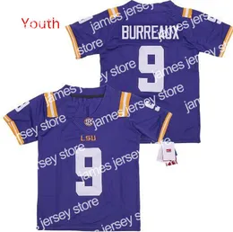 James Mens NCAA 2020 LSU Tigers #9 Joe Burrow Burreaux Youth Women