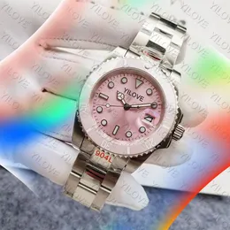 고품질 고급 904L 스테인리스 스틸 남성 시계 남성 클래식 스타일 캘린더 자동 기계식 시계 사파이어 유리 상단 빛나는 손목 시계