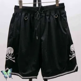 Pantaloncini da uomo in tessuto pesante tasca laterale con zip ricamo teschi Mastermind Japan MMJ Shorts T220825