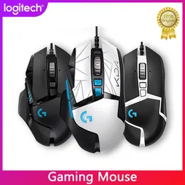 Мыши Logitech G502 Hero KDA Lightsync RGB Gaming Mouse USB -проводные мыши 25600 DPI Регулируемое программирование для Gamer Gamer