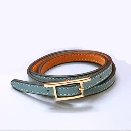 luxe merk jewerlry behapi echt lederen colier armband voor dames multicolor manchet