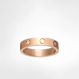 Love Screw Band Ring Classic Luxury Designer Design Titanium Steel Jewelry Men Promise Women Wedding Ringspjle