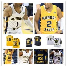 XflspMurray State Racers Ja Morant Maglia Basket KJ Williams Tevin Brown Justice Hill Trae Hannibal DJ Burns Carter Collins Skipper-Marrone