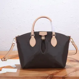 TOOTSITE KALİTE ÇALIŞTIRMALARI BOATIE TOTE ÇANTALARI Tuval Deri Cüzdanlar Omuz S-Kilet Crossbody Çanta Gül Çelik Altın Donanım Çıkarılabilir Kayış Çanta