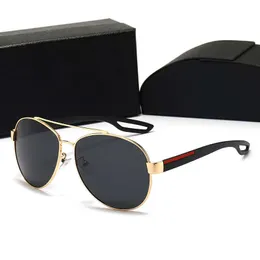 Modemarke Designer Polarisierte Sonnenbrille für Frauen Pilot Sonnenbrille Luxus UV400 Brillen Sonnenbrille Fahrer Metallrahmen Polaroidglaslinse