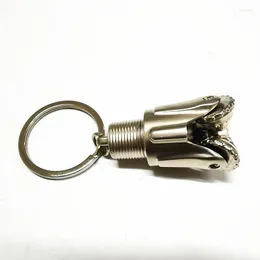 Keychains Folsom Oilfield Tricone Oil Well Jewelry Gifts Souvenirs Three Cone Keychain Pendan Rotary Drill Bit Pendant Key ChainKeychains Fo