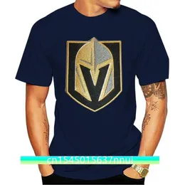 47 Marka VGK Las Vegas Golden Knightsharajuku Sokak Giyim Gömlek Menice Hokey Tee T Shirt Sz Mens L Gray 220702