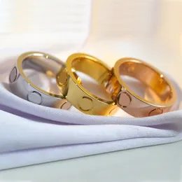 Love Ring For Woman Designer Rings For Man Bague Femme Anillos Hombre Anello Lusso Designer Jewelry Woman Bijoux Luxe Schmuck Joyeria Joyas Gioielli