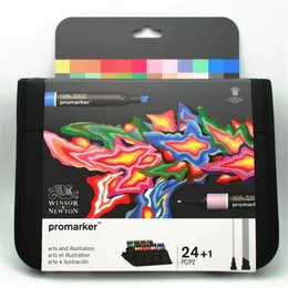 Winsor & Newton Promarker Set 24 Colors Markers Set 210226
