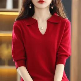 Korean Style Cashmere Sweater Winter Trend Sweaters Cardigan Woman Designer Cardigans Female Knitted Top Red Fashion Luxury 220817