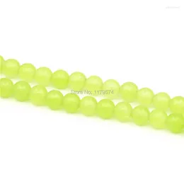 Outros lindos elegantes 4-14mm Lemon Jades Natural Stone Loose Mintes Acessórios Diy Mulheres Girls Presentes Requintados Fazendo Edwi22