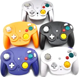 2.4GHz 게임 컨트롤러 Nintendo GameCube NGC Wii Gamepads 용 6 가지 색상 DHL 용 게임 컨트롤러 무선 게임 패드 조이스틱