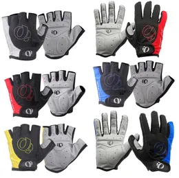 Gel halvfingercyklinghandskar Antislip Anti-svettcykel Vänster-höger hand Anti Shock MTB Road Bike Sports Gloves 4 Färger