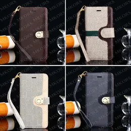 Drop Ship Wallet Phone Cases für IPhone 15 14 Plus 13 13pro 12 11 Pro Max Ledertasche Samsung S23 S22 S21 S20 Ultra Note 20 10 Stilvolle Magnet-Folio-Abdeckung