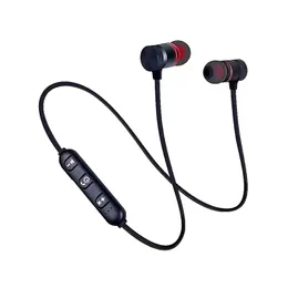 TWS Bluetooth Headphone BT-1 Magnetic wireless earphones Plastic metal XT6 Sports Headset Waterproof HiFi Neckband for cellphone