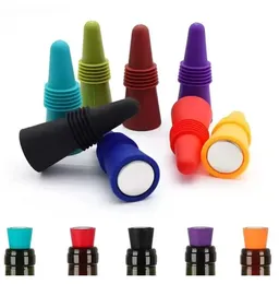 Silicone Wine Bottle Stopper tools Leak Proof Beer Champagne Cap Closer Whisky Accessories Wine Cork Plugs Lids Kitchen Bars Tools F0629