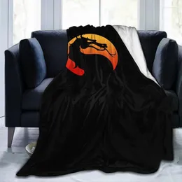 Cobertores Mortal Kombat logo
