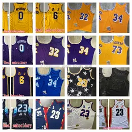 Camisas de basquete retrô autênticas costuradas Mitchell e Ness 73 Dennis James Rodman Jersey Masculino Feminino Tamanho S-XXL