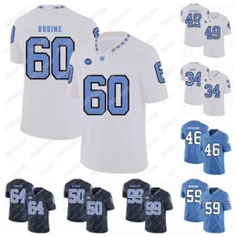 C202 Carolina do Norte Tar Heels 26 Giovani Bernard 34 Elijah Hood 46 Bill Sutherland 49 Julius Peppers 68 James Hurst NCAA College Football Jersey