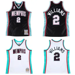 مخصص Jason Williams لكرة السلة Jersey S-6XL Mitchell Ness 2001-02 Mesh Hardwoods Classics Men Women Kids Retro Jersey