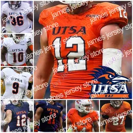 Джеймс Кастом 2020 UTSA Roadrunners Football Jersey Колледж NCAA DeQuarius Генри Лоренцо Данцлер Фрэнк Харрис Маркус Дэвенпорт Дэвид Морган