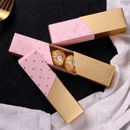 Gift Wrap 24Pcs Lipstick Shape High Quality Paper Chocolates Candy Boxes For Birthday Party Event Supplies