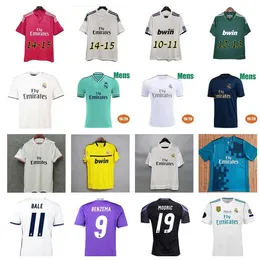 Retro Classic 2016 2017 2018 2019 Bale Benzema Modric Isco Soccer Jerseys 10 11 12 13 14 15 16 17 18 19 20 Ronaldo Sergio Ramos Zidane Raul Football Shirt Real Madrids