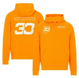 F1 Team Uniform Mens Hooded Sweatshirt Formula One Racing Suit Custom Casual Loose Plus Size Sweater Jacket290L