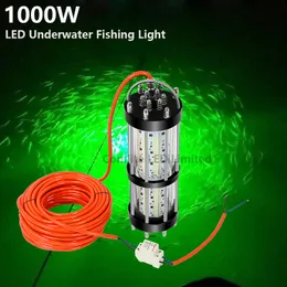 High Power 1000W Deep Drop Podwodny 15-100m LED Light Light Light Lure z AC110V / 220-240V 30m Kabel