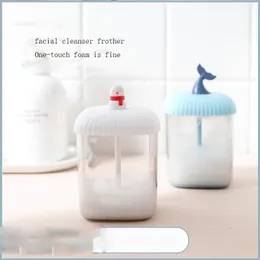 Altre forniture per servizi igienici da bagno Bubbler creativo per cartoni animati, gorgogliatore detergente per il viso, shampoo, gorgogliatori disinfettanti per le mani, flacone di schiuma per il lavaggio del viso