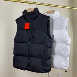 Puffer Vest Mens Waistcoat Winter Down Vests unisex Par Bodywarmer Jacket ärmlös utomhus varmt tjockt utkläder Gilet Uomo