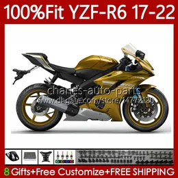 TRABALIFICAÇÃO DE INJECÇÃO PARA YAMAHA YZF R6 R 6 600 CC YZF-600 2017 2018 2019 20 21 22 corpo 119NO.20 YZF-R6 YZFR6 17 19 2020 2021 2022 YZF600 2017-2022 OEM Fearding Goldeny Golden