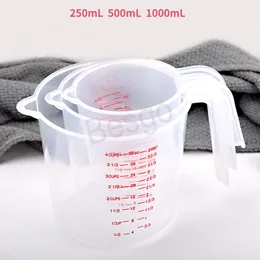 キッチンツールプラスチック製のカップ大容量透明な卒業カップベーキングミルクパウダークリーム測定用品カップBH6934 WLY