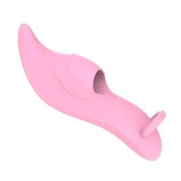 8 Frekvens 3 Speed ​​Women G-Spot Vibrator Finger Massager Vuxen Stimulering Uppladdningsbar sexig leksak för par
