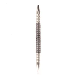 Handverktyg Hard Steel Hammerless Nail Set Single Ended Spring Loaded Marking Metal Woodwork Drill Bit Pin Removal Toolshand