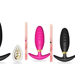 NXY Eggs Inalmbrico Anal tapn prstata masajeador adultos Gay producto Control remoto Mini bala vibrador juguetes sexuales para los 0125