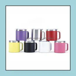 Tumblers Drinkware Kitchen Bar Home Garden Ups 14 унции нержавеющая сталь тумблер молоко чашка с двойной стенкой вакуум в безвыходных кружках Met Dhhsu