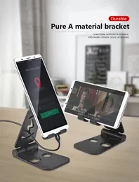 Lüks Tasarımcı 4 Renk Dönen Tablet Telefon Tutucu İPhone Huawei Xiaomi Plastik Telefon Stand Masa Masa Tablet Katlama Stand Masaüstü Dropship