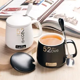 coffee mugs ceramica creativas tumbler cups couples mug set tea cup tazas para cafe tumblers creative with lid LJ200821