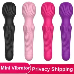 NXY Vibrators ASENGRY-Mini consolador potente para mujer vibrador recargable adultos Anal y estimulador Clitoral masajeador Juguetes sexuales 0408