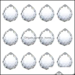 40mm bola de cristal prisma lustre de vidro decoração pendurado esferas faceted beads casamento decoração Decoração entrega 2021 artes artesanato presentes g