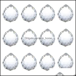 40mm Kristallkugel Prisma Glas Kronleuchter Dekorieren Hängende Facettierte Kugeln Perlen Hochzeit Home Decor Drop Lieferung 2021 Kunsthandwerk Geschenke G