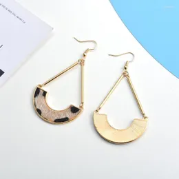 Dangle & Chandelier Jewelry Artificial PU Leather Alloy Earrings Female Leopard Horse Amazon Selected Sell Like Cakes