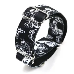 Hundehalsbänder, Leinen, Martingale, Windhundhalsband, Stoff, schwarzer Schmetterling, verstellbar, 3,8 cm breit, Halskette für Hunde