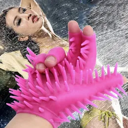 Gants sexy BDSM pour caresser la masturbation Jouets érotiques pour les doigts Produits pour couples Jouets pour adultes Outils Articles de beauté