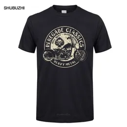 メンズビンテージグローリー境界バイクUSA TシャツヘビーメタルメンズTシャツモータートップス100％コットンレトロティーオス220408