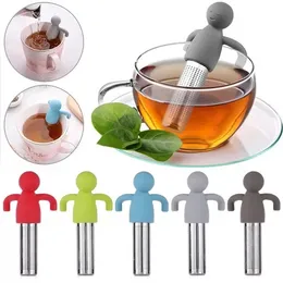 DHL Creative Tea Infuser Sile Sieve Rostfritt stål Infusers Tea TEA PAGS LEAF Filter Diffusor Infusor Kök Tillbehör B0527A08