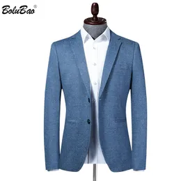 Bolubao Brand Men Blazer Mens Slim Fit Turndown Collar Sack Jacket Business Style Fashion Office Man Dress Blazers 201104
